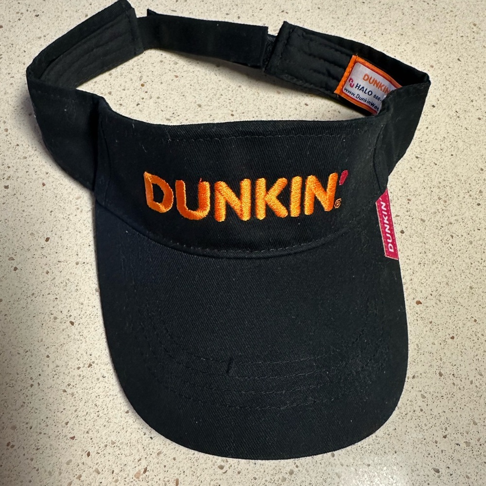 New Without Tags DNKN’ Dunkin Donuts Visor Hat Black